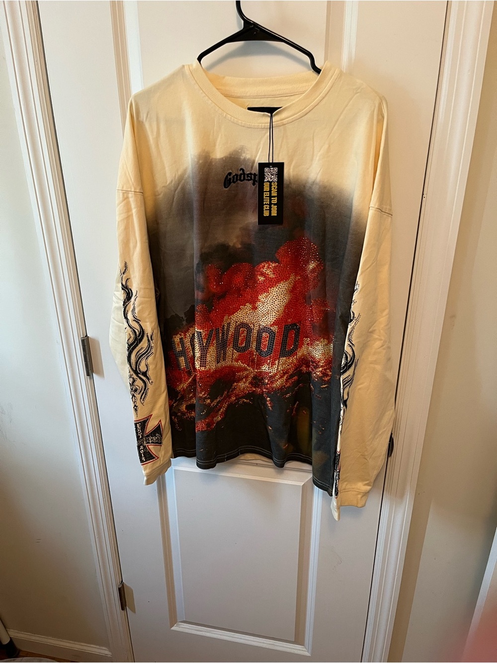 Godspeed Hollywood Inferno Rhinestone L/S